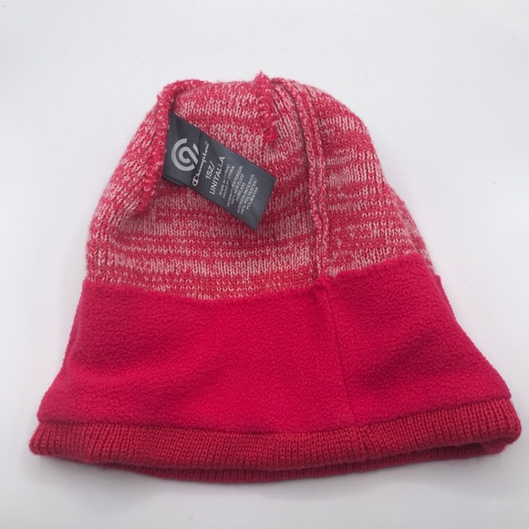 C9 Champion Girls Pom Pom Pink Beanie Winter Hat Fleece Inner Reflective stripe - Picture 6 of 7